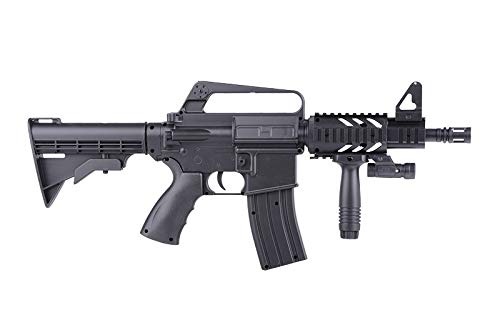 Well Fucile Softair Manuale a Molla CQB 16-A5 - Potenza: 0,5 Joule, Colore:Nero - con Accessori
