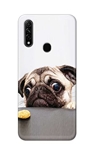 Image of PRINTFIDAA� Printed Hard Back Cover Case for Oppo A31 Back Cover (Pug Dog) -2808