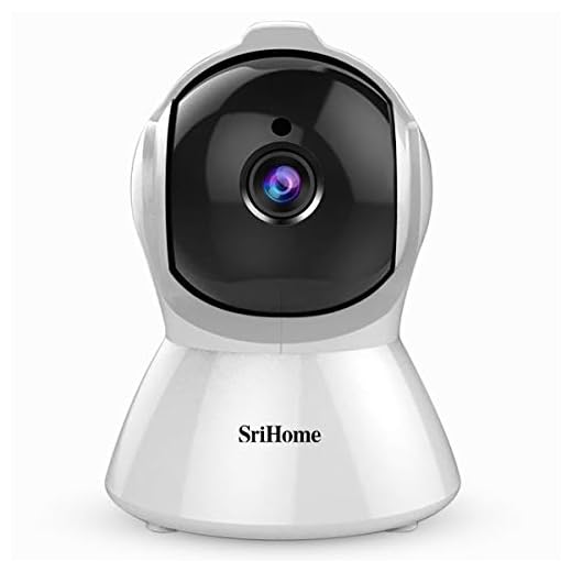 Srihome SH025 Pan/Tilt Wireless WiFi 2MP Full HD 1080p IP Security Camera CCTV with Auto Tracking