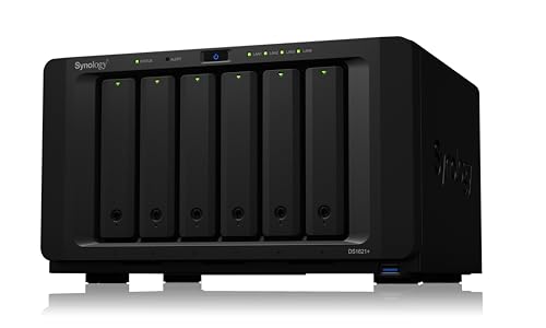 Amazon.co.jp: Synology NASキット 6ベイ 拡張可 DS1621+ クアッドコア