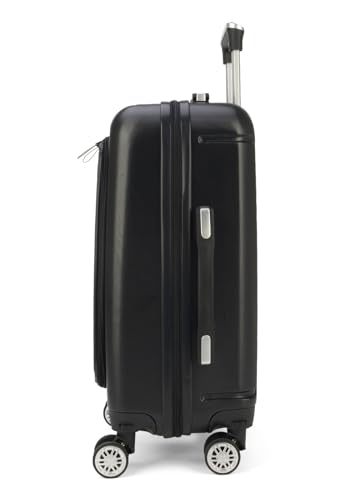 Mala De Viagem Bordo Porta Notebook 360º Cadeado TSA Argo (Preto)