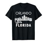 Orlando Florida Skyline Music Orlando Souvenir T-Shirt