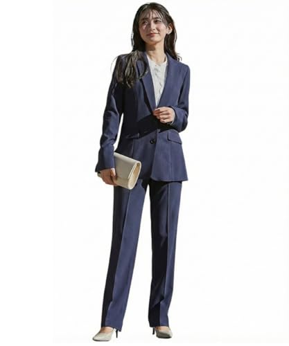 美品✨ オリヒカ パンツスーツ ストレッチ セットアップ 3点セット