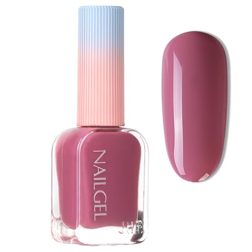 Dark Pink Nail Polish - 60 Second Nail Varnish Quick Dry - Oil Based Long Lasting nail Polish Hard Wearing - Non Toxic Vegan Nail Polish For Women Manicure At Home -No Need UV Lamp