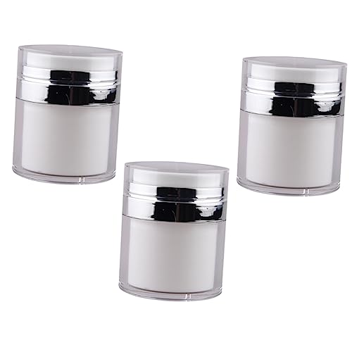 VALICLUD 3stücke Airless Lotionflaschen Druckbehälter Kosmetikbehälter Für Creme Und Lotion Wiederverwendbare Reisebehälter Auslaufsicher Und Hygienisch Für Unterwegs