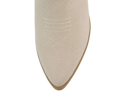 Image of Soda inchBLAZING inch ~ Women Western Bootie Pointe Toe with Low Heel (Wide Fit Available)