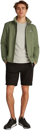 Tommy Jeans Herren Jacke Essential Casual Bomber Übergangsjacke, Grün (Aruba Green), XXL – Ansicht 4