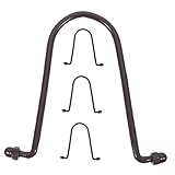 Veemoon 4 Pièces Crochets Métal pour Chaîne de Pluie Adaptateurs pour Gouttières Accro...