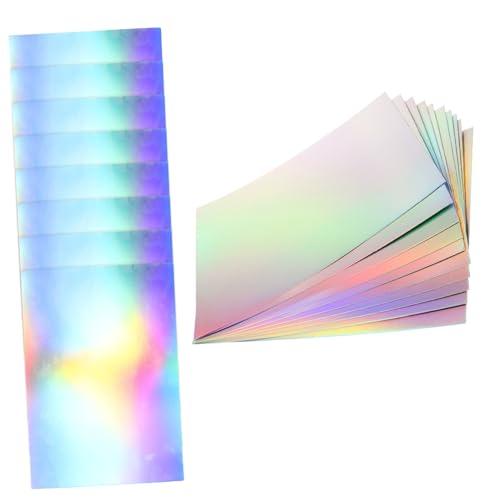 Papier décoratif A4 de qualité supérieure à reflets laser argentés pour art créatif