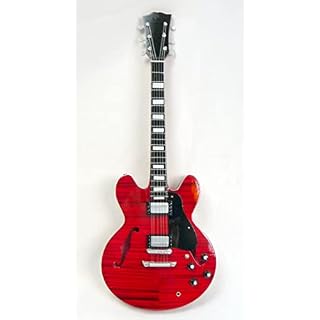 Guitare miniature 25 cm fabriquée à la main en bois de qualité supérieure #351 - Les Beatles, Paul McCartney, John Lennon, RIngo Starr, George Harrison