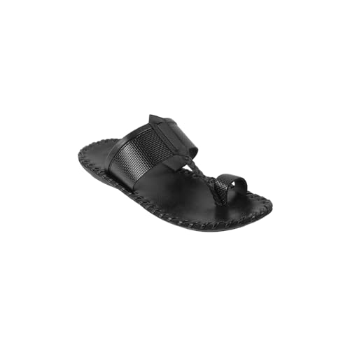 Image of Mochi Men Synthetic Leather Kolhapuri Chappal