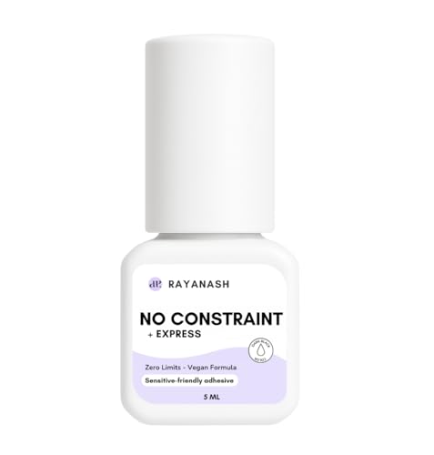 Colla per extension ciglia senza vincoli in 0,3 secondi, impermeabile, fino a quando le ciglia cadono, solo per uso professionale (5 ml nero)