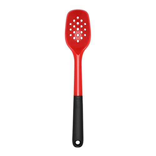 OXO Good Grips Silicone Slotted Spoon,Red