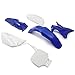HECASA Plastic Kit Compatible with 2002-2014 Yamaha YZ85 Dirt Pit Bike Motorcycle Parts Body Work Set w/Hardware Side Cover Mudguard Fairing Body Kit (Blue and White)