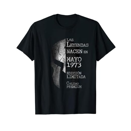 49 años Cumpleaños Las Leyendas nacen en Mayo de 1973 Camiseta