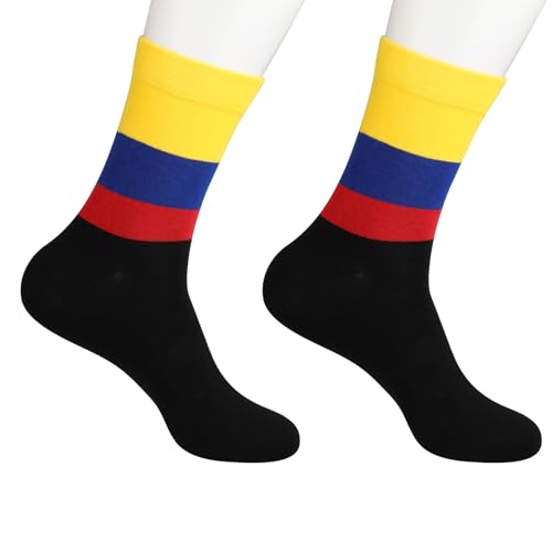 CENWA 1 Pair Colombia Socks Colombian Flag Inspired Gift Colombian Gift Colombia Souvenirs4