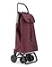 Rolser I-Max MF 4 Wheel 2 Swivelling Foldable Shopping Trolley - Burdeos