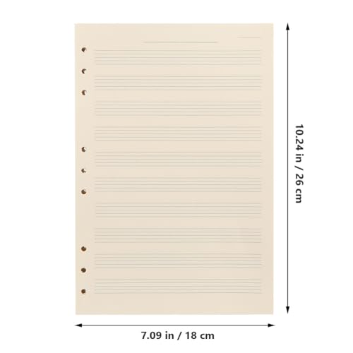 Hojas de música que absorben la tinta para evitar traspasar el papel 2