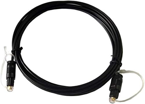 Easyday 5ft 10ft 16ft 5/10/16 Feet Thin Optical Toslink Digital SPDIF Optic Audio Cable (3 Meter / 10ft, Black - Thin)
