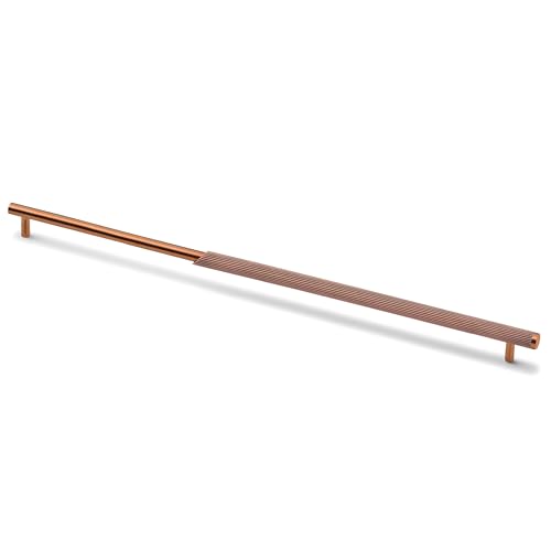 Image of Plantex Stainless Steel & Aluminium Cabinet Handle /450mm Wardrobe Handle for Home /Cupboard Door Pull-Push Handles for Office - Pack of 1 (Rose Gold)