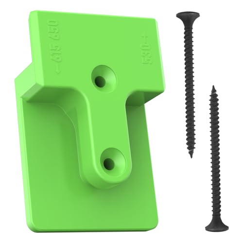 Blower Wall Mount/Mounting Bracket for EGO 530CFM 615/650CFM Leaf Blower Suitable for Two Different Types of Blowers Does Not Fit 765 CFM Vane Blower Models W/Screws Green