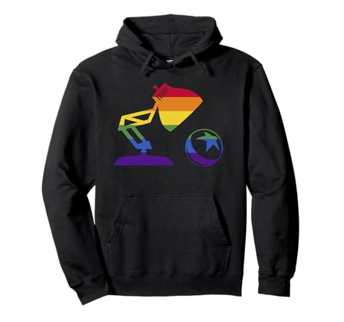Pixar Lamp Logo Pullover Hoodie sweat grand logo arc en ciel Disney Pixar