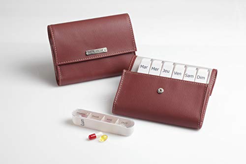 PILBOX Boîte à Pilules Liberty Carmin Cover