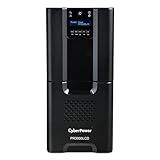 CyberPower PR3000LCD Smart App Sinewave UPS System, 3000VA/2700W, 10 Outlets, AVR, Tower