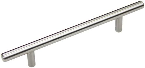 Contempo Living WC12S008S 8-Inch Solid Stainless Steel European Style Kitchen Bar Pull Handle
