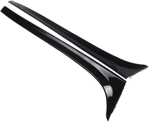 Aileron latéral Golf 7 en fibre de carbone style MK7 GTD noir brillant