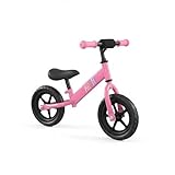 Baroni Toys Bici Senza Pedali per Bambini dai 3 Anni, Balanced Bike con Manubrio e Sellino Regolabili, Ruote Tassellate Antiscivolo, Portata 45kg, Ideale per Equilibrio e Coordinazione (Rosa)