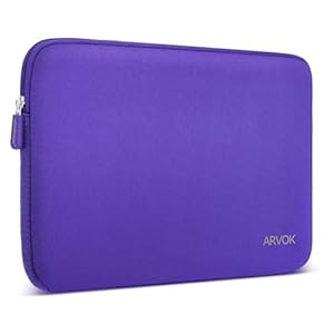 Arvok 11 11.6 12 Inch Laptop Sleeve Multi-Color Size Choices Case/Water-resistant Neoprene Notebook Computer Pocket Tablet Briefcase Carrying Bag/Pouch Skin Cover For HP/Dell/Lenovo/Asus/Acer