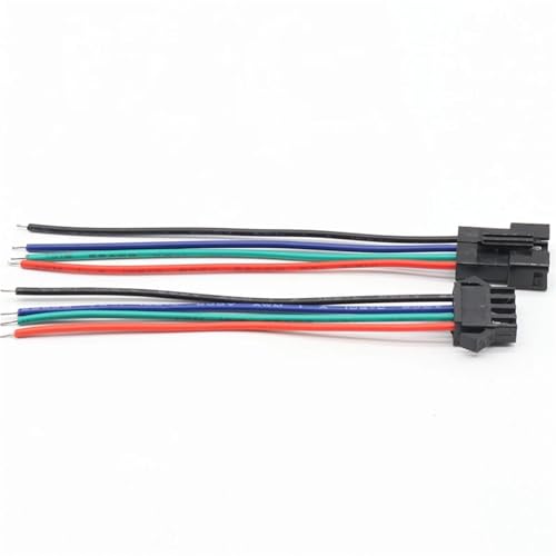 Cable conector JST de 4 pines ideal para iluminar tus muebles con tiras LED RGB 3528 3