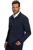 JP 1880 Herren große Größen Übergrößen Menswear L-8XL Jersey-Hemdsakko Nizza FLEXNAMIC®, Business, Baukasten, bis 8 XL Navy Blau 4XL 808758130-4XL