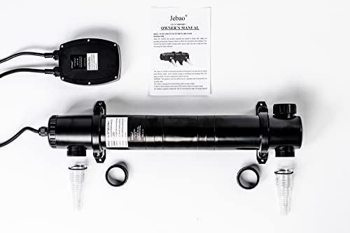Jebao PU-55 Pond and Aquarium Clarifier, 55-watt, Black - Thumbnail 7
