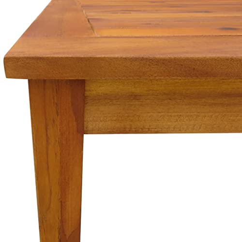 Ensemble à manger d extérieur 7 pcs bois d acacia durable - 6