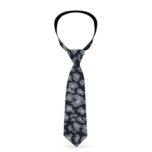 Cravate gris léopard Buckle-Down, accessoire mode homme standard - 3