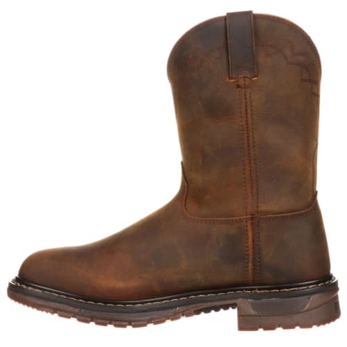 Image of ROCKY Men's Original Ride Branson Saddle Roper Waterproof Western Boot