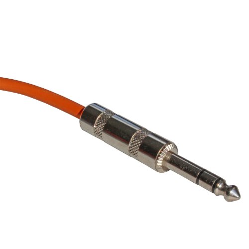 Cable de audio profesional balanceado 6.3 mm 6ft naranja miniatura 3