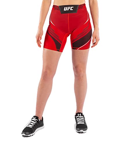 Short Vale Tudo Venum UFC pour femme coupe longue noir et or