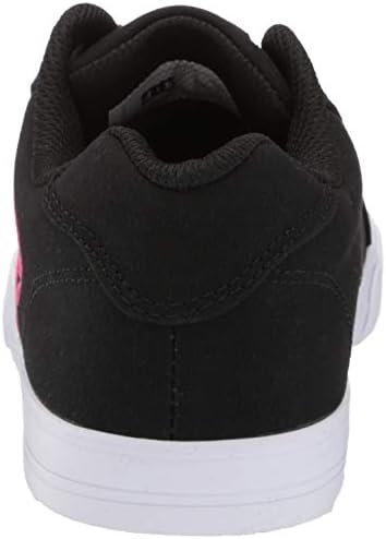 DC girls Chelsea Skate Shoe, Black/Pink Stencil, 3 Little Kid US | Image 2