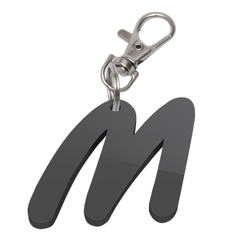 [KIPROSTAR] �A���t�@�x�b�g �L�[�z���_�[ [�u���b�N ��][M] ����45mm ��5mm �A�N���� �L�[�z���_�[ �L�[�����O �`���[�� �啶�� ������� �C�j�V���� ���킢�� �p�� �v���[���g �C�^���b�N�f�U�C��