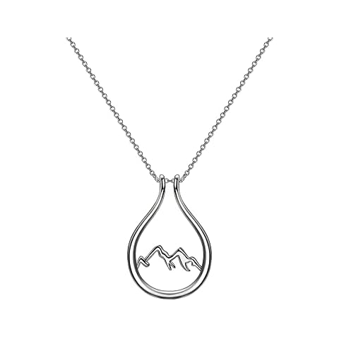 HARMONY BOLA Silver Ring Holder Necklace Cover