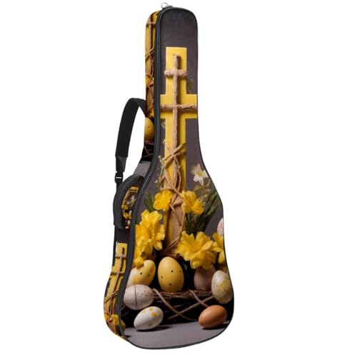 Sac pour guitare étanche à motif jaune pour vos cours et trajets