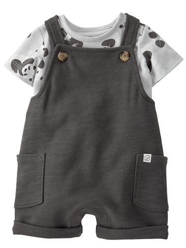Image of little planet by carter's Baby 2-piece Organic Cotton Shortall Set