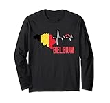 Photo Gallery belgium flag map heartbeat design for belgian pride maglia a manica Photo Gallery belgium flag map heartbeat design for belgian pride maglia a manica