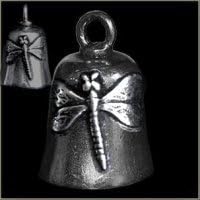 Motocicleta de peltre Gremlin Bell Dragonfly Dragon Fly Made in USA