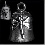 Pewter Motorcycle Gremlin Bell Dragonfly Dragon Fly Made in USA