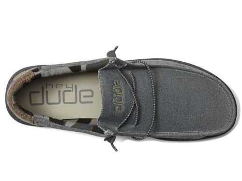 Image of Hey Dude Men's Wally Baja Beachcomber Size 12 | Men's Shoes | Men's /Women's Lace Up Loafers | Comfortable & Light-Weight