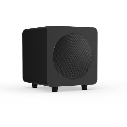 Kanto SUB6 Sealed Powered Subwoofer | 200W Peak Power | 6” Woofer | Quick & Accurate Bass |...